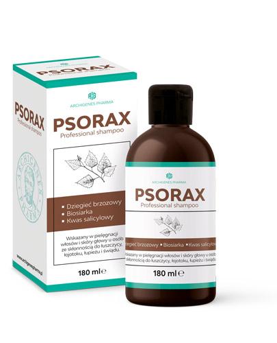    Psorax Profesjonalny szampon na łuszczycę - 180 ml - cena, opinie, właściwości  - Apteka internetowa Melissa  