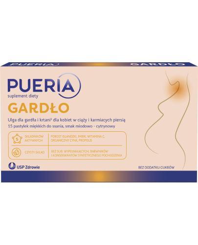 Pueria Gardło, 15 pastylek