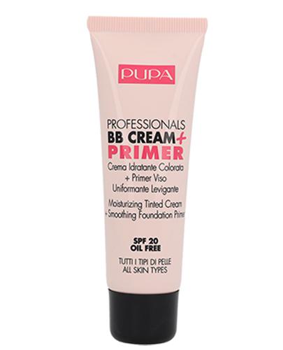 Pupa Professional Krem BB + Baza pod makijaż SPF 20 002 Sand - 50 ml - cena, opinie, właściwości - Drogeria Melissa