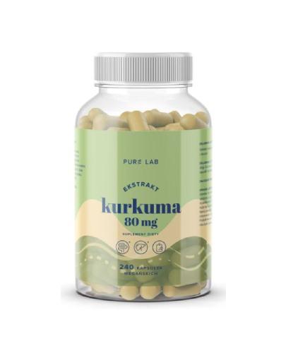  Pure Lab Kurkuma 80 mg, 240 kapsułek - Apteka internetowa Melissa  