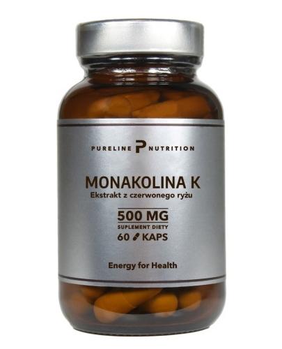  PURELINE NUTRITION Monakolina K ekstrakt 500 mg, 60 kapsułek - Apteka internetowa Melissa  