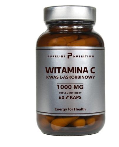  PURELINE NUTRITION Witamina C 1000 mg, 60 kapsułek - Apteka internetowa Melissa  