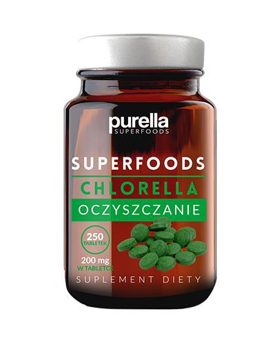  Purella Superfoods Chlorella Oczyszczanie 250 tabletek - Apteka internetowa Melissa  