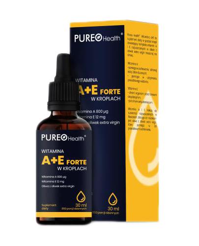  Pureo Health Witamina A+E Forte w kroplach, 30 ml - Apteka internetowa Melissa  