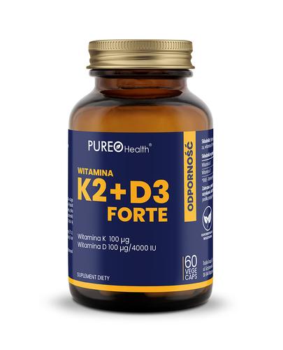  Pureo Health Witaminy K2 + D3 Forte, 60 kapsułek - Apteka internetowa Melissa  