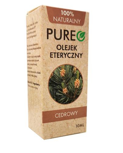 Pureo Olejek eteryczny Cedrowy 100% naturalny - 10 ml - cena, opinie, właściwości