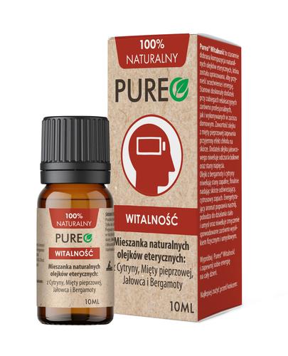  PUREO Witalność, mieszanka naturalnych olejków eterycznych, 10 ml - Apteka internetowa Melissa  
