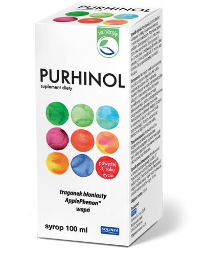  PURHINOL Syrop - 100 ml Na alergie - cena, ulotka, właściwości - Apteka internetowa Melissa  
