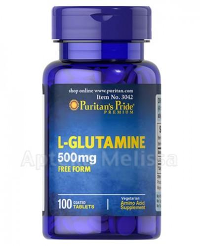 PURITAN`S PRIDE L-GLUTAMINE 500mg - 100 tabl. - Apteka internetowa Melissa