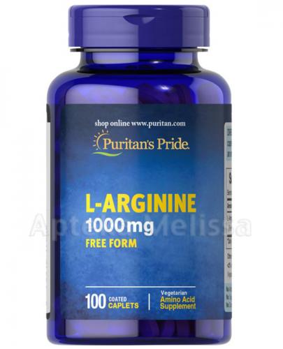  PURITAN'S PRIDE L-ARGININA 1000 mg - 100 tabl. - Apteka internetowa Melissa  