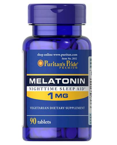  Puritans Melatonina 1 mg - 90 tabl. - cena, opinie, właściwości - Apteka internetowa Melissa  