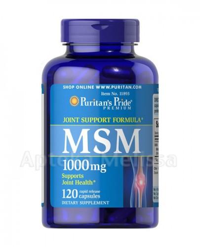 PURITAN'S PRIDE MSM 1000 mg - 120 kaps. - Apteka internetowa Melissa
