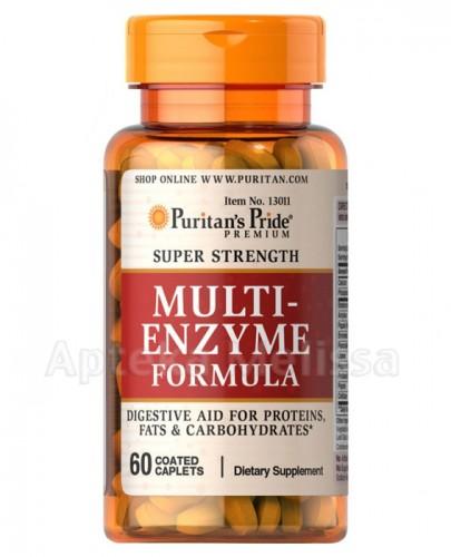  PURITAN'S PRIDE Multi Enzyme Formula Enzymy Trawienne - 60 tabl. - Apteka internetowa Melissa  