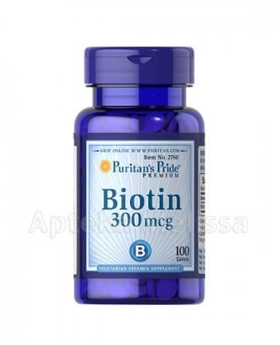 PURITAN'S PRIDE BIOTYNA 300 µg - 100 tabl. (PURITANS PRIDE) - Apteka internetowa Melissa