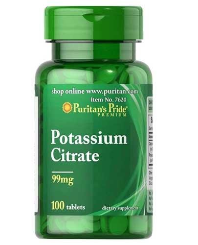  PURITAN'S PRIDE Cytrynian potasu 99 mg - 100 tabl. - Apteka internetowa Melissa  