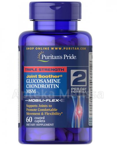 PURITAN'S PRIDE Glukozamina Chondroityna MSM - 60 tabl. - Apteka internetowa Melissa