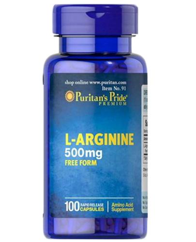 Puritan's Pride L-Arginina 1000 mg - 100 kaps. - cena, opinie, dawkowanie - Apteka internetowa Melissa