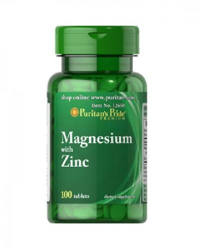 PURITAN'S PRIDE MAGNEZ Z CYNKIEM - 100 tabl. - Apteka internetowa Melissa