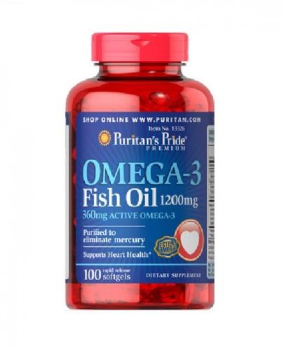 PURITAN'S PRIDE OMEGA 3 1200 mg - 100 kaps. - Apteka internetowa Melissa
