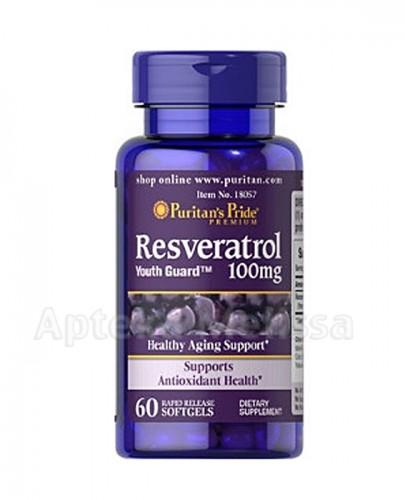PURITAN'S PRIDE RESVERATROL 100 mg - 60 kaps. - Apteka internetowa Melissa