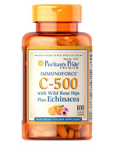  PURITAN'S PRIDE Witamina C 500 mg & Echinacea - 100 tabl. - Apteka internetowa Melissa  