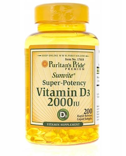 PURITAN'S PRIDE Witamina D3 2000 IU - 200 kaps.
