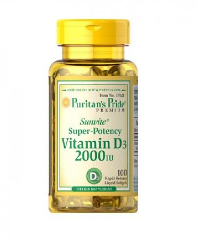 PURITAN'S PRIDE WITAMINA D3 2000IU - 100 kaps. - Apteka internetowa Melissa