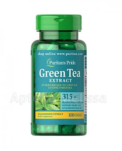 PURITAN'S PRIDE ZIELONA HERBATA - Ekstrakt 315 mg - 100 kaps. - Apteka internetowa Melissa