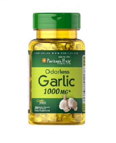 PURITAN'S PRIDE CZOSNEK BEZZAPACHOWY 1000mg 100 kaps. - Apteka internetowa Melissa
