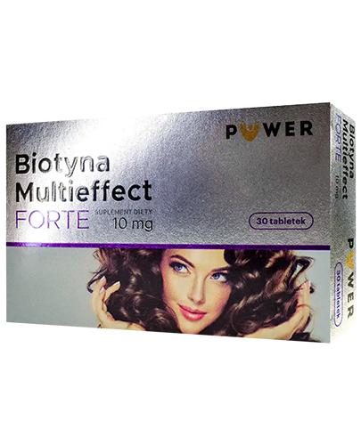 Puwer Biotyna Multieffect Forte 10 mg, 30 tabl.,cena, opinie, dawkowanie - Apteka internetowa Melissa  