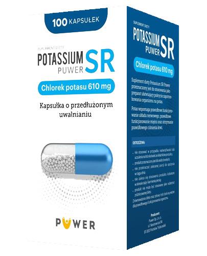  PUWER POTASSIUM SR Chlorek potasu 610 mg - 100 kaps. - cena, dawkowanie, opinie  - Apteka internetowa Melissa  