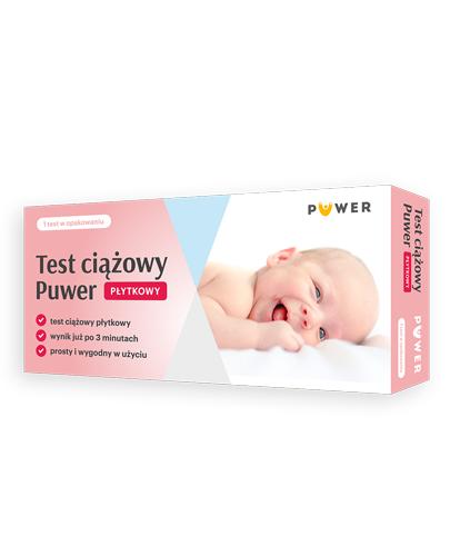  PUWER Test ciążowy płytkowy - 1 szt. - cena, opinie  - Apteka internetowa Melissa  