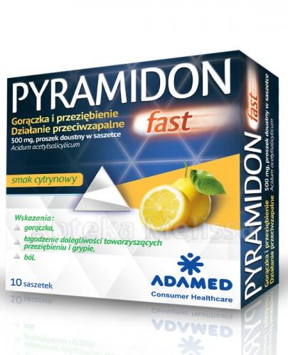 PYRAMIDON FAST na przeziębieniu i grypie - 10 sasz. - Apteka internetowa Melissa