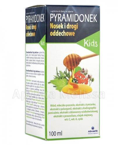PYRAMIDONEK KIDS NOSEK I DROGI ODDECHOWE Płyn -100 ml Data ważności: 2017.09.30 - Apteka internetowa Melissa