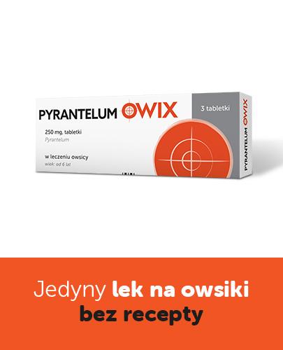  Pyrantelum OWIX, na owsiki, 3 tabletki - 1016893- brak kartonowego opakowania  