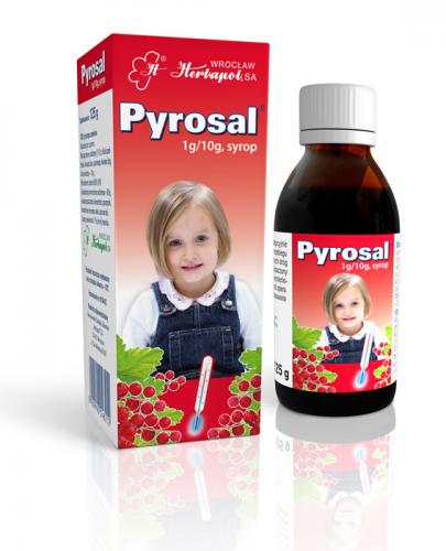  PYROSAL Syrop - 125 g. Środek przeciwzapalny i napotny dla dzieci po 3. roku życia. - Apteka internetowa Melissa  