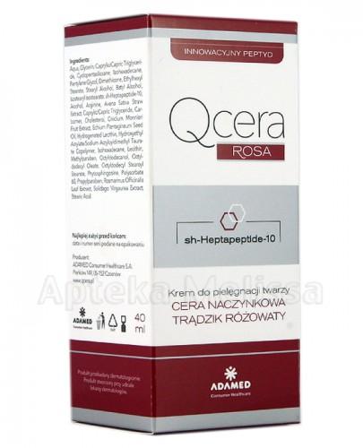 QCERA ROSA Krem do pielęgnacji twarzy do cery naczynkowej - 40 ml - Apteka internetowa Melissa