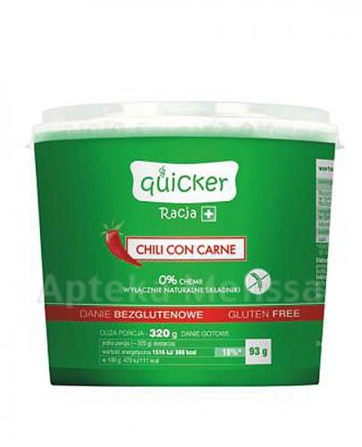 QUICKER RACJA+ Chili con carne danie bezglutenowe - 93 g - Apteka internetowa Melissa
