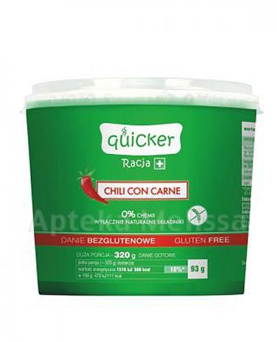  QUICKER RACJA+ Chili con carne danie bezglutenowe - 93 g - Apteka internetowa Melissa  