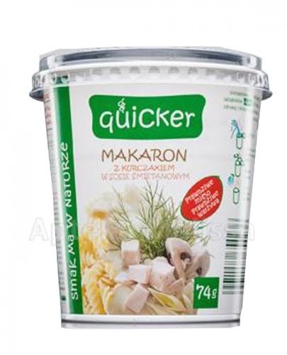 QUICKER Makaron z kurczakiem w sosie śmietanowym - 74 g - Apteka internetowa Melissa