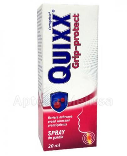  QUIXX GRIP-PROTECT Spray do gardła - 20 ml - Apteka internetowa Melissa  