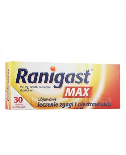  RANIGAST MAX 150 mg - 30 tabl. - Apteka internetowa Melissa  