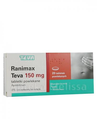 TEVA RANIMAX 150 mg - 20 tabl. - Apteka internetowa Melissa