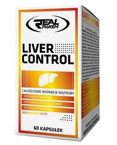  Real Pharm Liver Control wsparcie wątroby - 60 kaps. - cena, opinie, wskazania - Apteka internetowa Melissa  