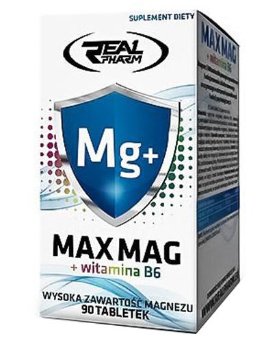  Real Pharm Max Mag + witamina B6 - 90 tabl. - cena, opinie, właściwości - Apteka internetowa Melissa  
