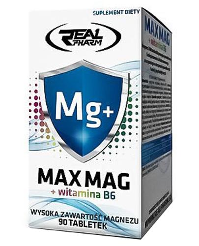 Real Pharm Max Mag + witamina B6 - 90 tabl. - cena, opinie, właściwości - Apteka internetowa Melissa