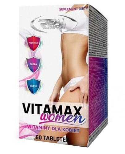 Real Pharm Vitamax Women witaminy dla kobiet - 60 tabl. - cena, opinie, właściwości - Apteka internetowa Melissa