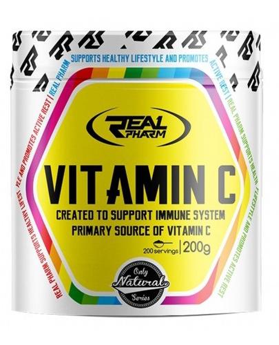  Real Pharm Vitamin C puder o smaku cytrynowo - pomarańczowym - 200 g - cena, opinie, skład - Apteka internetowa Melissa  
