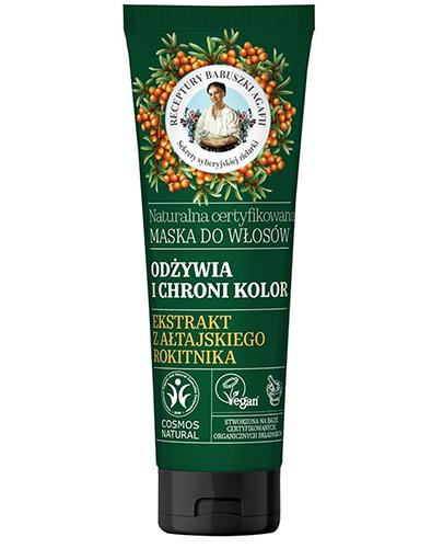 Receptury Babuszki Agafii Naturalna certyfikowana maska do włosów odżywcza i chroniąca kolor - 200 ml - cena, opnie, wskazania - Apteka internetowa Melissa  