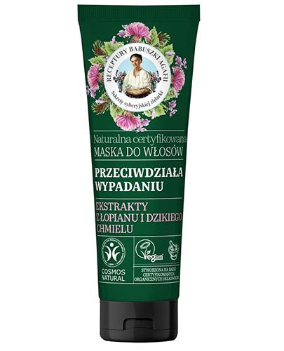  Receptury Babuszki Agafii Naturalna certyfikowana Maska do włosów przeciw wypadaniu - 200 ml - cena, opinie, właściwości - Apteka internetowa Melissa  